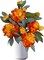 Sunset Peonies Artificial Flowers,4 Pcs Fake Silk Peonies with Stems Real Look,Peony Bush for Home Decor